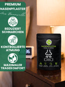 LisaCare Nasenpflaster 30 Stück - Nasenstrips gegen Schnarchen - Nasen Tape für Sport & Nacht - schwarz-Gesundheit & Pflege-EKNA GmbH & Co. KG