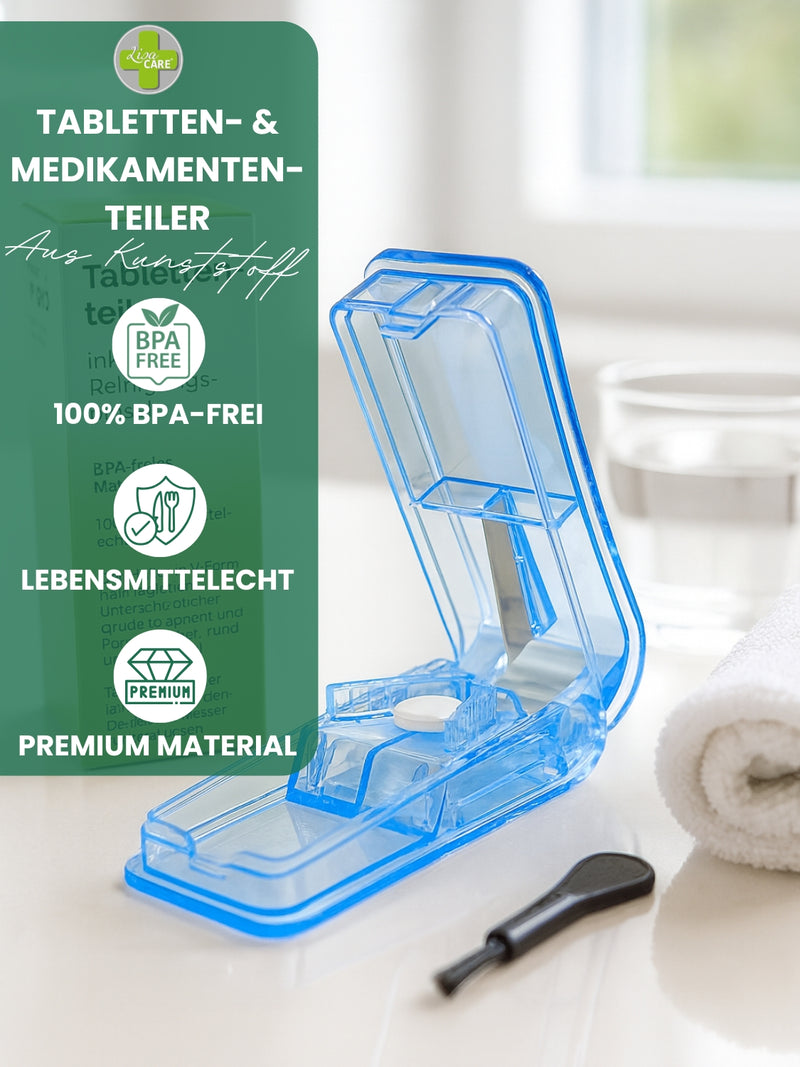 LisaCare - Tablettenteiler - Tablettenschneider mit Tablettenfach - 2er Set-HEALTH_PERSONAL_CARE-EKNA GmbH & Co. KG