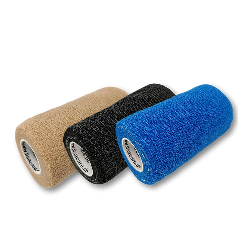 LisaCare Sensitive Fixierpflaster - 2,5cm-10cm x 4,5m - 3er Set Blau/Haut/Schwarz-HEALTH_PERSONAL_CARE-EKNA GmbH & Co. KG