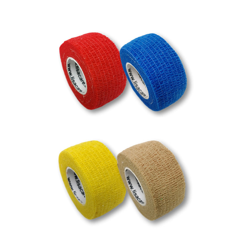 LisaCare Fingerpflaster - 4er-Sets mit Farbauswahl - Pflasterverband 2,5cm x 4,5m-HEALTH_PERSONAL_CARE-EKNA GmbH & Co. KG