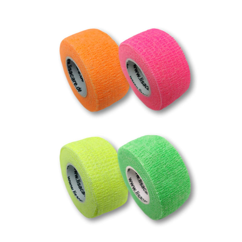 LisaCare Pflasterverband 2,5cm-10cm x 4,5m - Für Mensch & Tier - 4er & 8er Neonmix-HEALTH_PERSONAL_CARE-EKNA GmbH & Co. KG