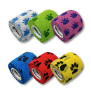 LisaCare Verbandsmaterial für Mensch & Tier - 6er-Set Pfoten & Tatzen - 5cm x 4,5m-PET_SUPPLIES-EKNA GmbH & Co. KG