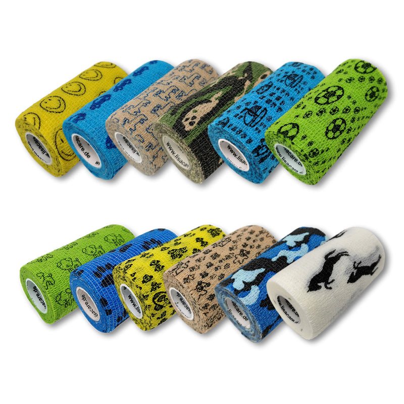 LisaCare Bandagen 10cm x 4,5m - Verbandsmaterial 12 Rollen - Diverse Varianten-HEALTH_PERSONAL_CARE-EKNA GmbH & Co. KG