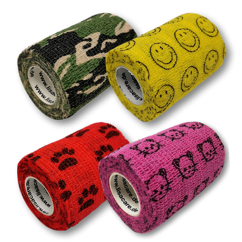 LisaCare Kinderpflaster - Bunter Motivmix - 4er-Set alle Größen - 2,5cm-10cm x 4,5m-HEALTH_PERSONAL_CARE-EKNA GmbH & Co. KG
