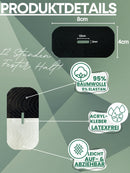 LisaCare Mundpflaster Schlafen 30 Stk. - Mouthtape for sleeping - Anti Schnarch Tape - Mund Klebeband gegen Schnarchen - 95% Baumwolle - Fördert Nasenatmung & erholsamen Schlaf-HEALTH_PERSONAL_CARE-EKNA GmbH & Co. KG