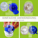 LisaCare - Tablettenmörser/Medikamentenmörser Blau - Mit Pillenfach im Deckel-HEALTH_PERSONAL_CARE-EKNA GmbH & Co. KG