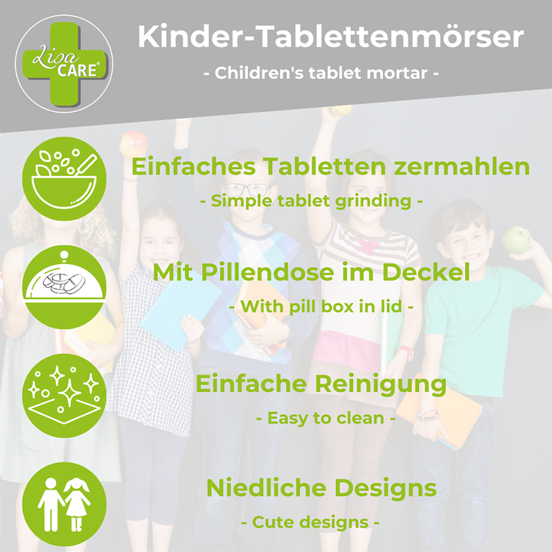 LisaCare - Kinder Tablettenmörser - Crusher - Panda-HEALTH_PERSONAL_CARE-EKNA GmbH & Co. KG