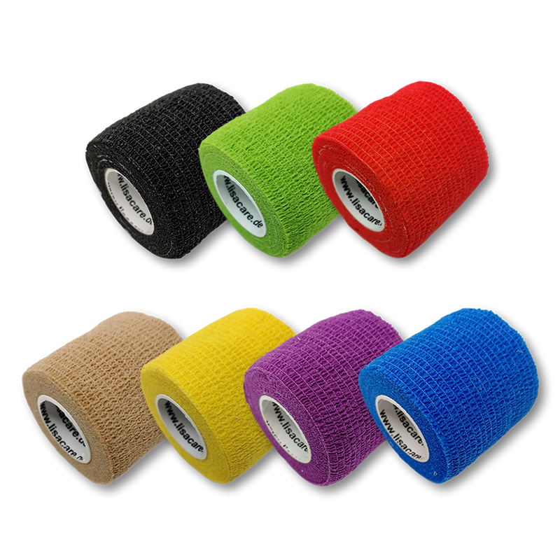 LisaCare Bandagen - LATEXFREI - 5cm x 4,5m - 7er Set Pflasterverband-HEALTH_PERSONAL_CARE-EKNA GmbH & Co. KG