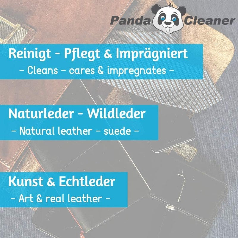 PandaCleaner Lederreiniger & Lederpflege - Div. Größen-Reiniger-EKNA GmbH & Co. KG