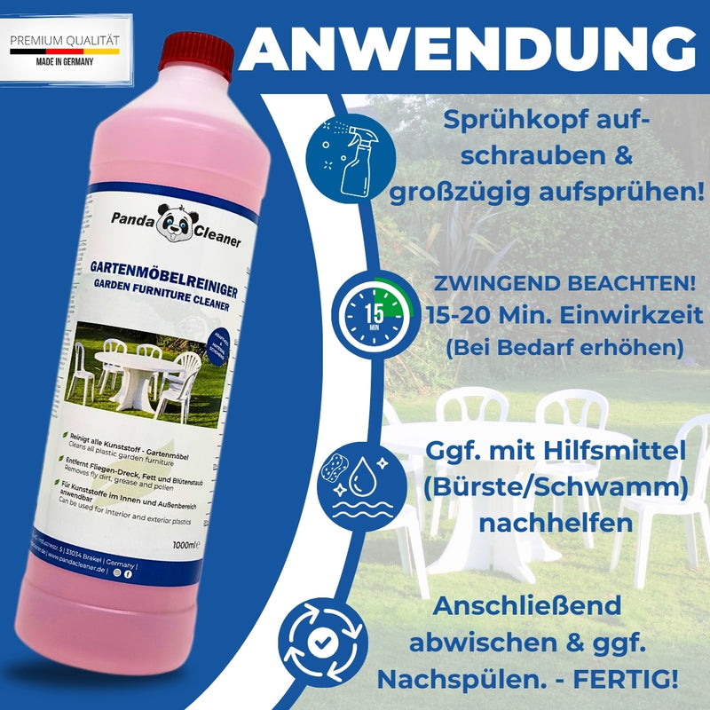 PandaCleaner Gartenmöbel Reiniger - 1000ml-Reiniger-EKNA GmbH & Co. KG
