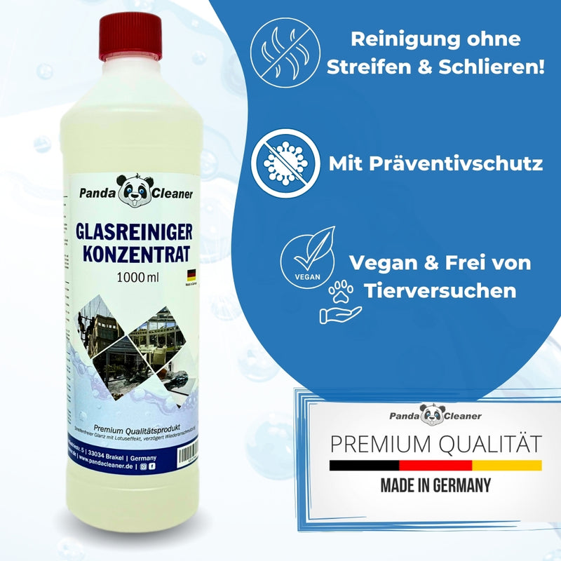 PandaCleaner Glasreiniger Konzentrat - Div. Größen-Reiniger-EKNA GmbH & Co. KG