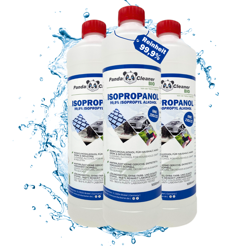PandaCleaner Reinigungsalkohol Isopropanol - Isopropylalkohol - Div. Größen-Isopropanol-EKNA GmbH & Co. KG