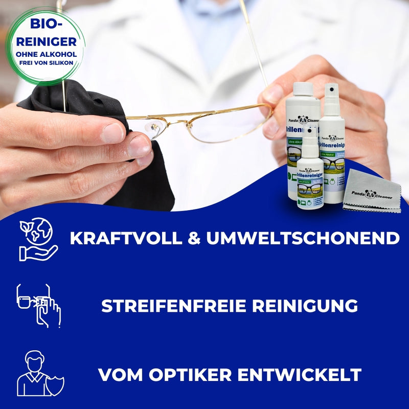 Pandacleaner Brillenreiniger Nachfüllset 2x250ml-Reiniger-EKNA GmbH & Co. KG