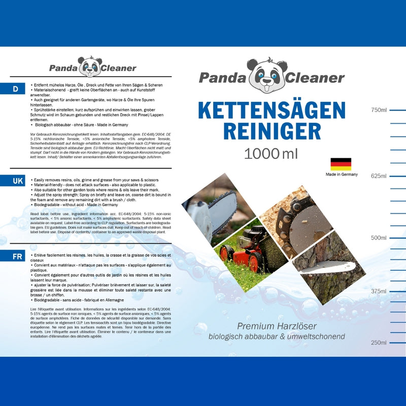 PandaCleaner Kettensägen-Reiniger - Harzlöser - 5 Liter Kanister-Reiniger-EKNA GmbH & Co. KG