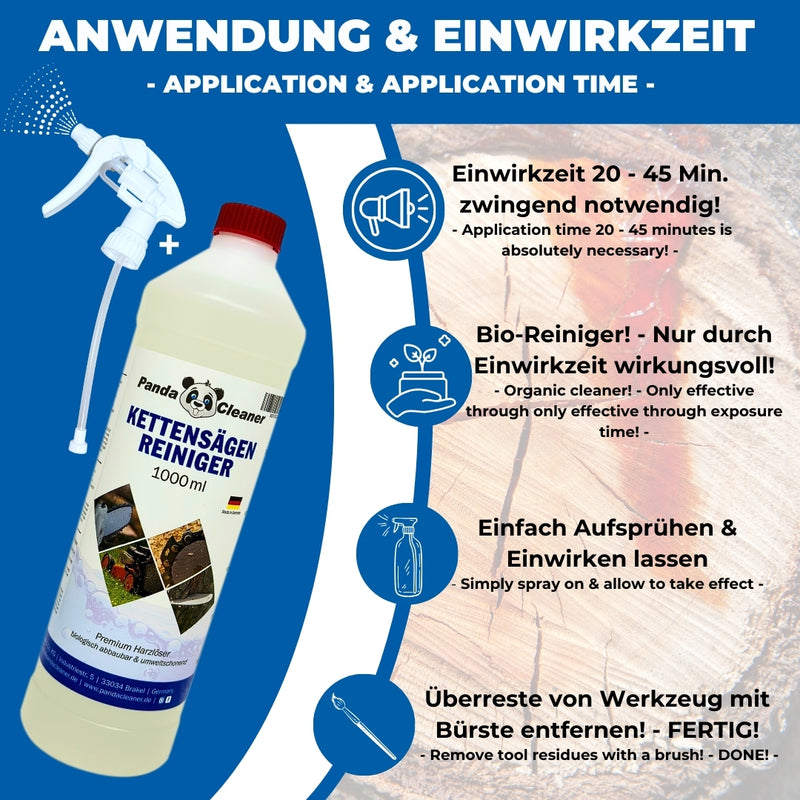 PandaCleaner Kettensägen-Reiniger - Harzlöser - 5 Liter Kanister-Reiniger-EKNA GmbH & Co. KG