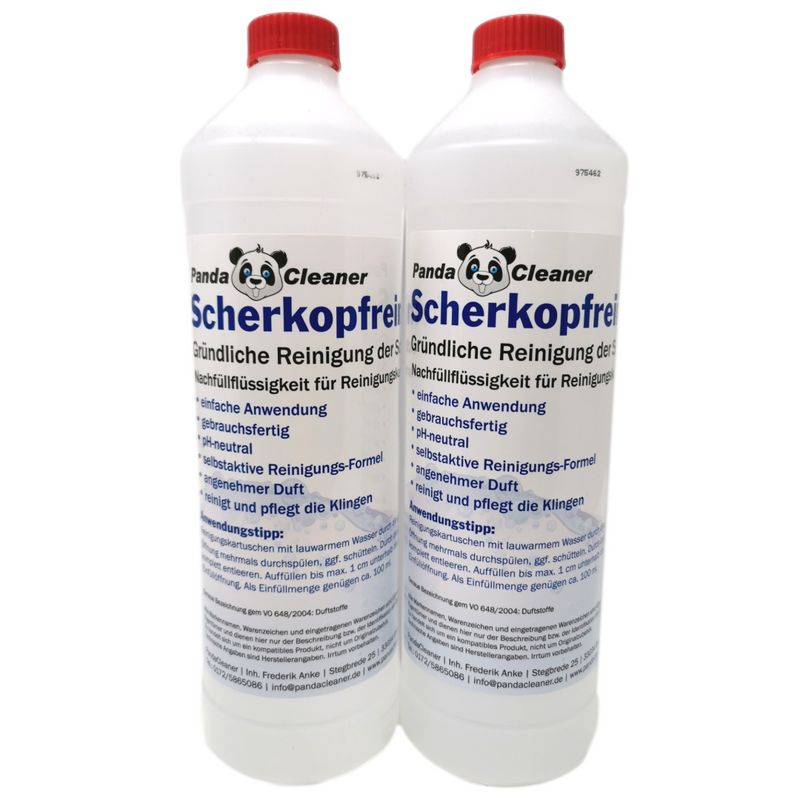 PandaCleaner Scherkopfreiniger/Scherkopfreinigungsmittel - 1l, 2l oder 3l !-Reiniger-EKNA GmbH & Co. KG