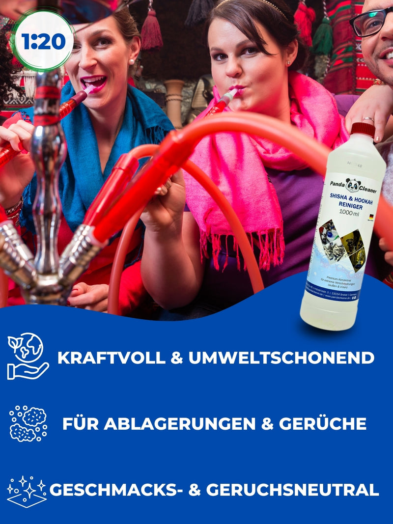 PandaCleaner Shisha- & Wasserpfeifenreiniger - 1000ml-Reiniger-EKNA GmbH & Co. KG