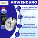 PandaCleaner Schmuck Ultraschallreiniger - 2x 1L