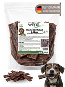 WEPO Rinderdörrfleisch Hund - 1kg Pansen/Rinderschlund für Hunde getrocknet - 8-12cm Kausnacks - Barf-Leckerli 100% Rind - Reinigung & Pflege des Gebiss - Befriedigt das Kaubedürfnis-PET_SUPPLIES-EKNA GmbH & Co. KG