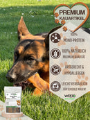 WEPO Rinderkopfhaut für Hunde 1kg - Kausnack Hund - getrocknete Rinderkopfhaut 20cm - Hunde Snack - Natürliche Zahnreinigung, naturbelassen & gesund!-PET_SUPPLIES-EKNA GmbH & Co. KG