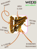 WEPO Rinderkopfhaut für Hunde 1kg - Kausnack Hund - getrocknete Rinderkopfhaut 20cm - Hunde Snack - Natürliche Zahnreinigung, naturbelassen & gesund!-PET_SUPPLIES-EKNA GmbH & Co. KG