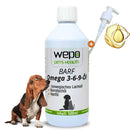 WEPO - Barf Hunde-Öl - 100% natürliches Omega 3 6 9 Fell-Haut-Haar Öl - 500ml-PET_SUPPLIES-EKNA GmbH & Co. KG