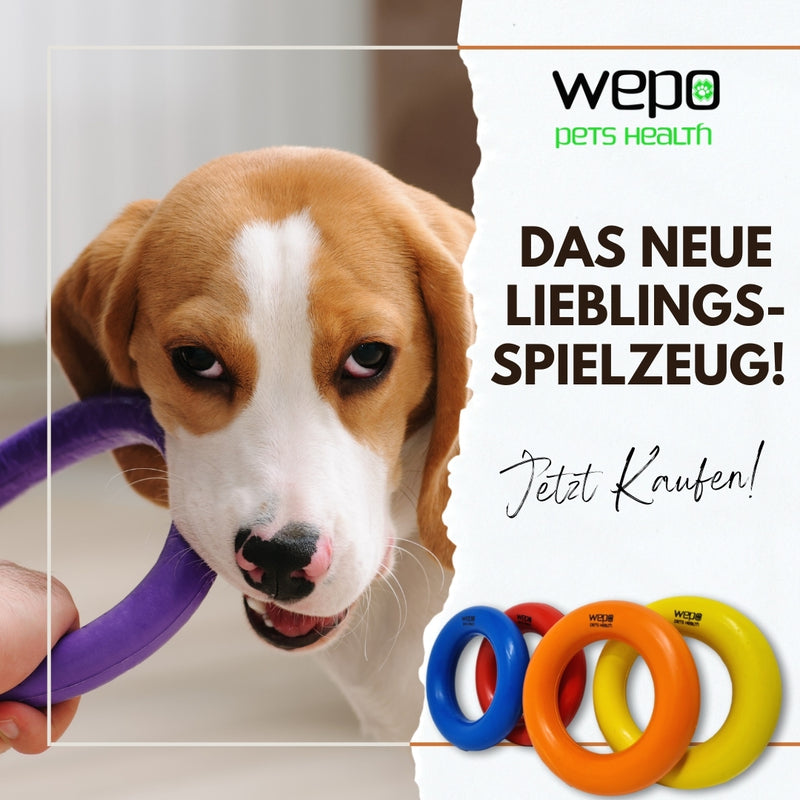 WEPO - Wurfspielzeug Hund - Kauring Ø 15cm - Div. Farben-PET_SUPPLIES-EKNA GmbH & Co. KG