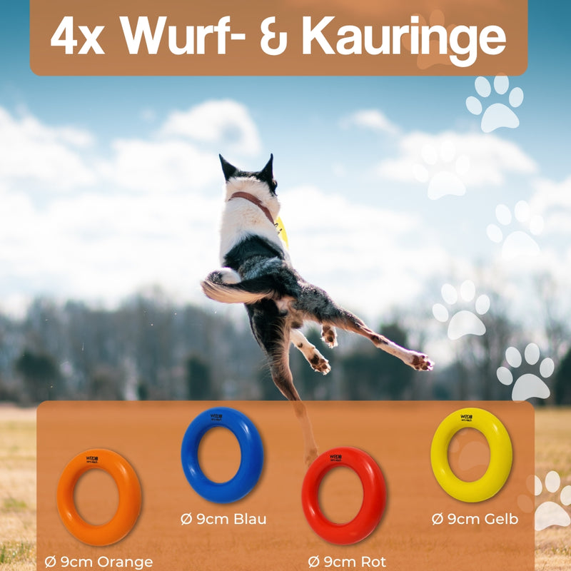 WEPO - Wurfspielzeug Hunde - Kauring Ø 9cm - Div. Farben-PET_SUPPLIES-EKNA GmbH & Co. KG
