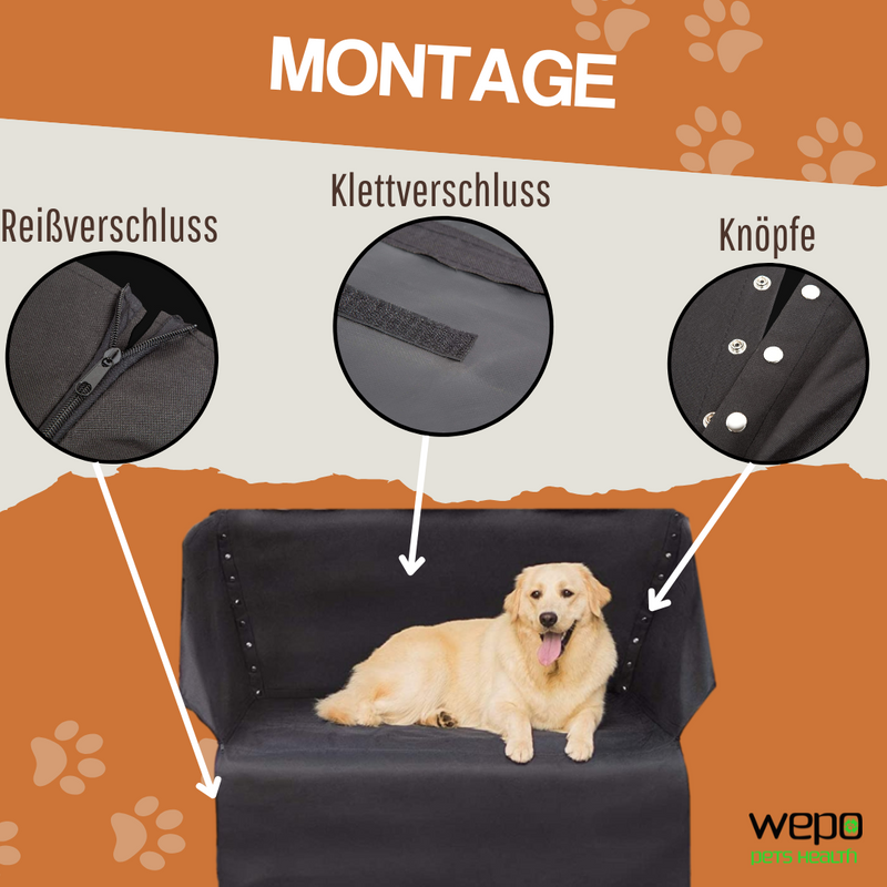 WEPO - Autoschondecke für Kofferraum - Auto Hundedecke - 100cm x 95cm-PET_SUPPLIES-EKNA GmbH & Co. KG