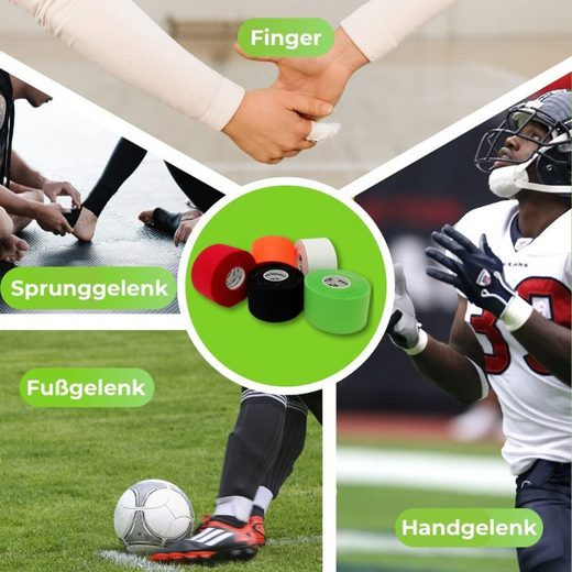LisaCare - Sport Tape - 3,8cm x 5m - 6er Set - verschiedene Farben-HEALTH_PERSONAL_CARE-EKNA GmbH & Co. KG