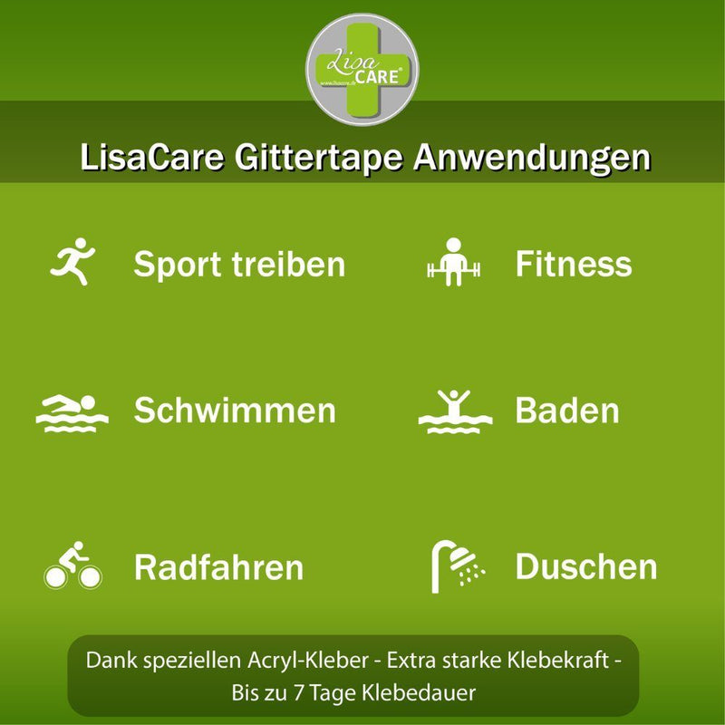 LisaCare - CrossTape - Akupunkturpflaster/ Gitterpflaster - Verschiedene Größen-HEALTH_PERSONAL_CARE-EKNA GmbH & Co. KG