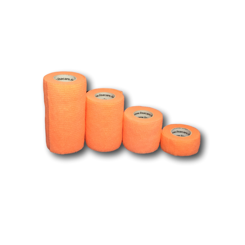 LisaCare Pflasterverband 2,5-10cm x 4,5m - 4er Neongelb/Grün/Orange/Pink-HEALTH_PERSONAL_CARE-EKNA GmbH & Co. KG