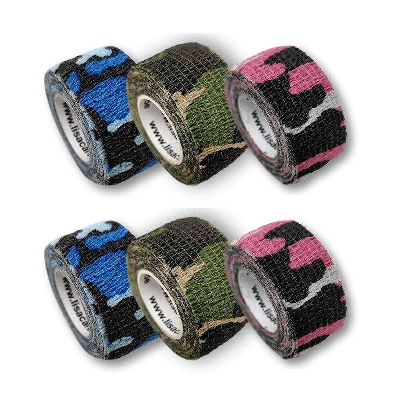 LisaCare Pflaster Bandagen 2,5cm & 5cm x 4,5m - 6er Camouflage-Mix-HEALTH_PERSONAL_CARE-EKNA GmbH & Co. KG