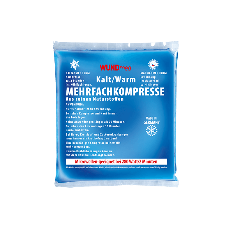 Wundmed® 10 x Mehrfach-Kompresse - Kalt/Warm - 14 x 14 cm - Mittel-EKNA GmbH & Co. KG