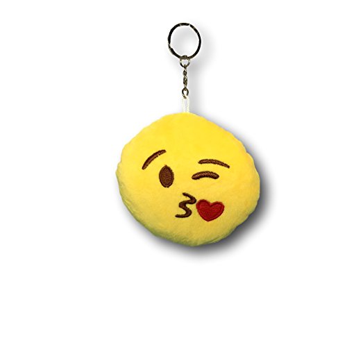 Emotikon Plüsch Schlüsselanhänger mit Ring-TOYS_AND_GAMES-EKNA GmbH & Co. KG