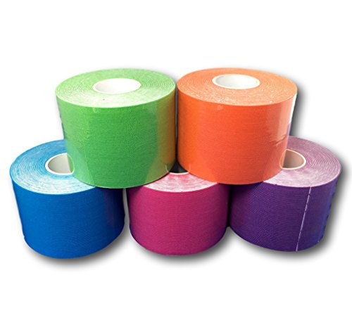 LisaCare Kinesiologie Tape 5cm x 5m - 5er Set Farbmix-HEALTH_PERSONAL_CARE-EKNA GmbH & Co. KG