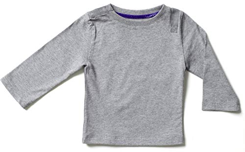 smoob loga Longsleeve Baby Langarmshirt für Junge & Mädchen - Unisex Babybekleidung für Frischlinge - 100% Baumwolle mit Rundhalskragen-Babykleidung-EKNA GmbH & Co. KG