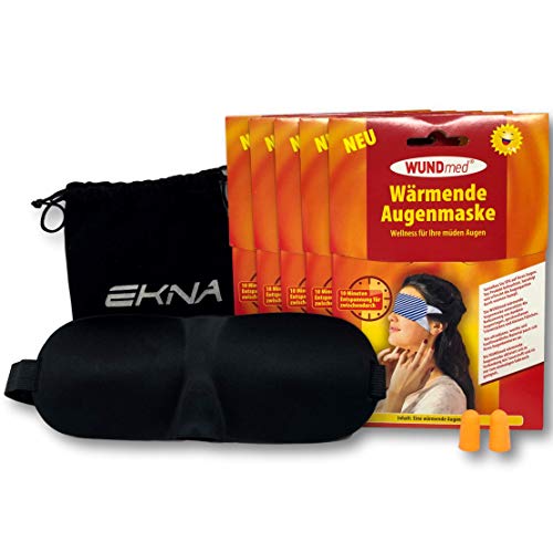 EKNA 1x Augenmaske/Schlafmaske + Wundmed 5x wärmende Augenmasken-HEALTH_PERSONAL_CARE-EKNA GmbH & Co. KG
