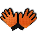 WEPO - Haustier Fellpflegehandschuh - Enthaarungshandschuhe - Schwarz oder Orange-PET_SUPPLIES-EKNA GmbH & Co. KG
