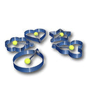 EKNA Spiegeleierformen - Aus Edelstahl - 5 Motive - Für die Pfanne-KITCHEN-EKNA GmbH & Co. KG