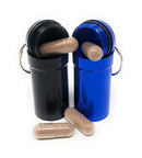 EKNA - Pillendosen - Versteck Dose 1x Blau & 1x Schwarz - Schlüsselversteck-EKNA GmbH & Co. KG