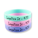 EKNA - 3er-Set Fitness Armband mit Sprüchen - Verschiedene Sprüche-SPORTING_GOODS-EKNA GmbH & Co. KG