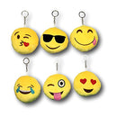 EKNA Emotikon Plüsch Schlüsselanhänger - Smiley Anhänger-TOYS_AND_GAMES-EKNA GmbH & Co. KG