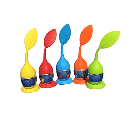 EKNA - Teesiebe aus Silikon - Teeei - Teekugel - Teefilter - 5er Set-HOME-EKNA GmbH & Co. KG