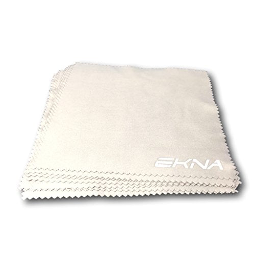 EKNA Mikrofasertücher Reinigungstücher | Brillenputztuch | Mikrofaser-Reinigungstücher | Grau / Schwarz-HEALTH_PERSONAL_CARE-EKNA GmbH & Co. KG
