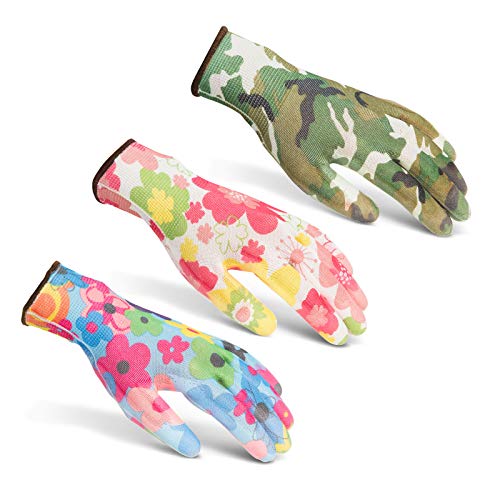 Garten-Arbeitshandschuhe Bunt mit Motiven L M XS Camouflage Flowers Bunt-SECURITY_ELECTRONICS-EKNA GmbH & Co. KG