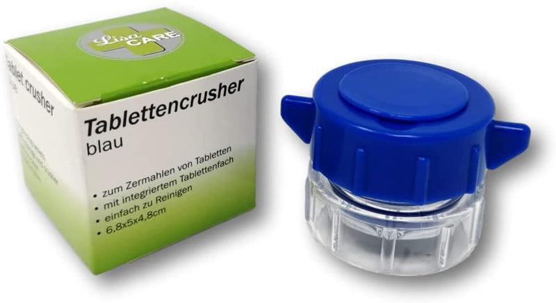 LisaCare - Tablettenmörser/Medikamentenmörser blau - Mit Pillenfach im Deckel-HEALTH_PERSONAL_CARE-EKNA GmbH & Co. KG