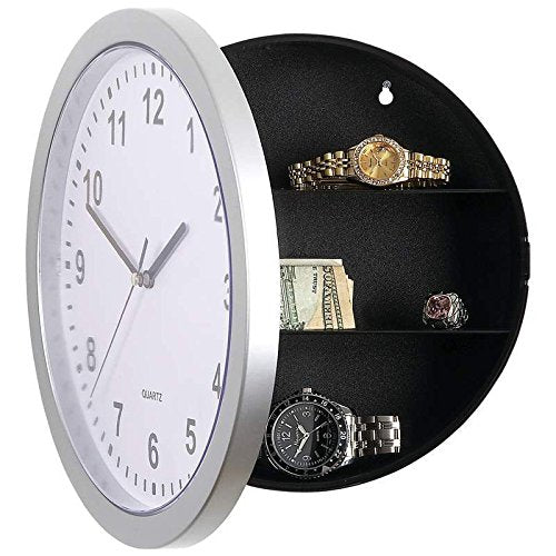 Wanduhr 25cm mit Safe Geheimhaltung Dosensafe Geldversteck Wandsafe Tresor-HOME-EKNA GmbH & Co. KG