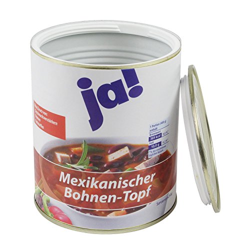 EKNA Dosensafe/Geldversteck - Ja! Mexikanischer Bohnen-Topf Dose - 12cmx10cm-EKNA GmbH & Co. KG