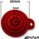 EKNA Trichter-Set aus Silikon, 3 Stück, Produktansicht 6